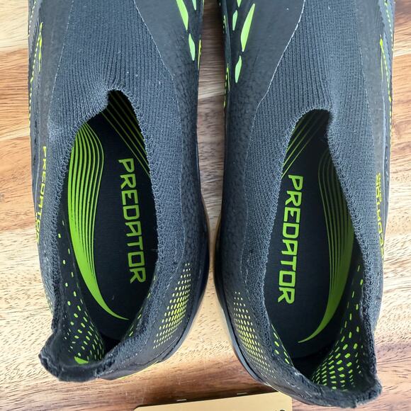 Adidas Predator Elite Laceless FG Men\'s 8 Electric Stealth Pack Cleat JI1078 main image 6